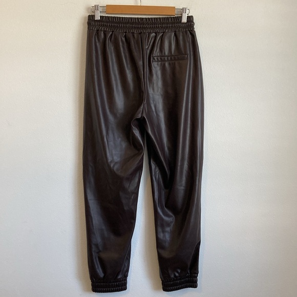 BCBGeneration Faux Leather Joggers Womens Small Y2K - Picture 6 of 10